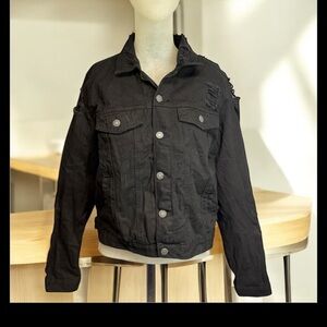 ALMOST FAMOUST SIZE L Men's Black Denim Jacket